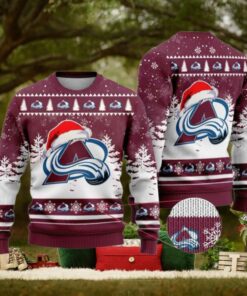 Colorado Avalanche Christmas Sweater, Funny Holiday Apparel for Fans
