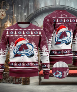 Colorado Avalanche Christmas Sweater, Funny Holiday Apparel for Fans