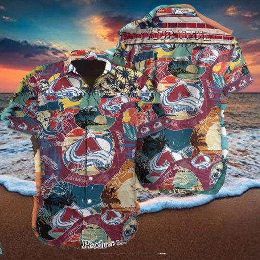 Colorado Avalanche Custom Name Gift Ideas 3D Hawaiian Shirt