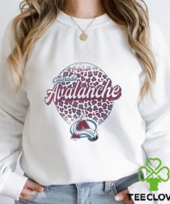 Colorado Avalanche Fanatics Branded Leopard Print Long Sleeve T Shirt