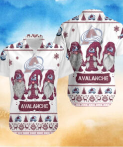 Colorado Avalanche Festive Gnome Hawaiian Shirt