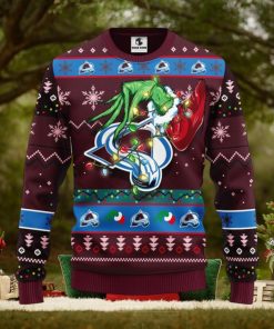 Colorado Avalanche Grinch Christmas Ugly Sweater