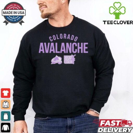 Colorado Avalanche Hockey Fights Cancer 2024 Shirt