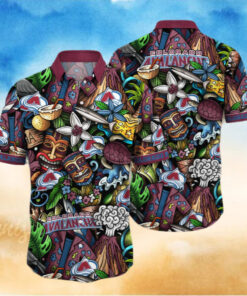 Colorado Avalanche Island Tiki Hawaiian Shirt