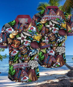 Colorado Avalanche Island Tiki Hawaiian Shirt