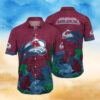 Colorado Avalanche Snoopy Chill Hawaiian Shirt