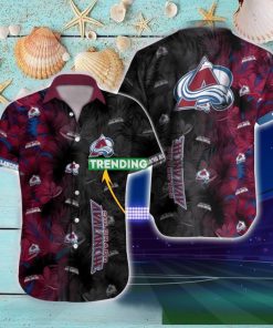 Colorado Avalanche NHL Custom Name Hawaiian Shirt Special Gift For Men And Women Fans hawaiian shirt