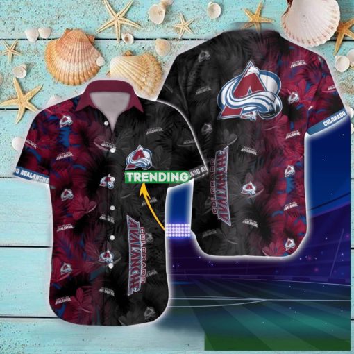 Colorado Avalanche NHL Custom Name Hawaiian Shirt Special Gift For Men And Women Fans hawaiian shirt