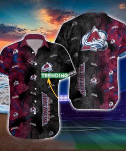 Colorado Avalanche NHL Custom Name Hawaiian Shirt Special Gift For Men And Women Fans hawaiian shirt
