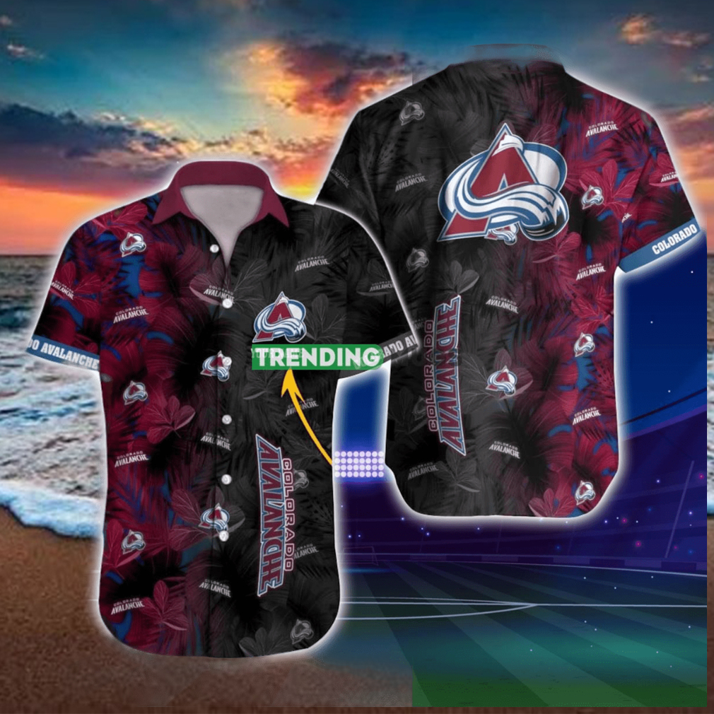 Colorado Avalanche NHL Custom Name Hawaiian Shirt Great Gift For Men Women  Fans