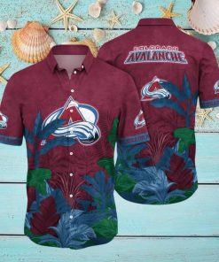 Colorado Avalanche NHL Hawaiian Shirt Golden Hour Aloha Shirt