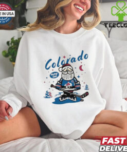 Colorado Avalanche Santa Claus Christmas 2024 shirt