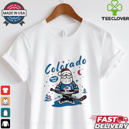 Colorado Avalanche Santa Claus Christmas 2024 shirt