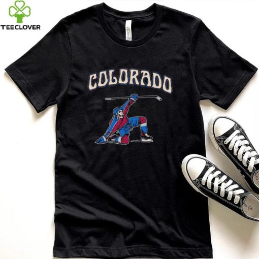 Colorado Avalanche Skeleton slapshot shirt