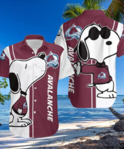 Colorado Avalanche Snoopy Chill Hawaiian Shirt