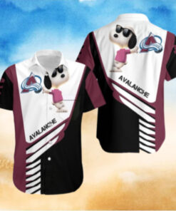 Colorado Avalanche Snoopy Vibes Hawaiian Shirt