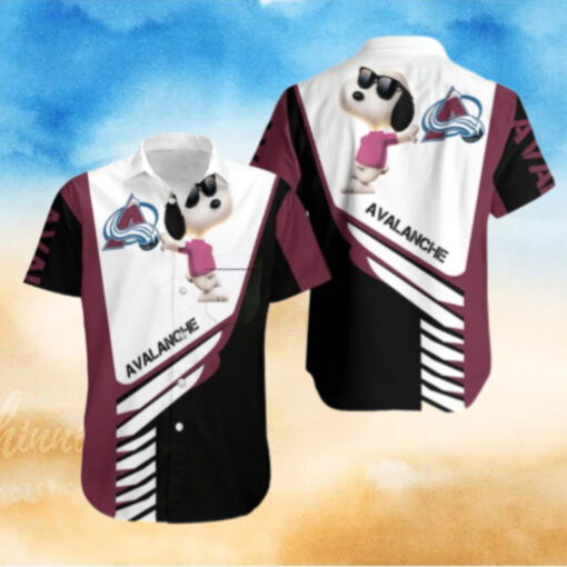 Colorado Avalanche Snoopy Vibes Hawaiian Shirt