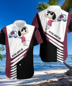 Colorado Avalanche Snoopy Vibes Hawaiian Shirt