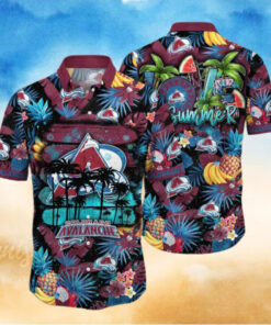 Colorado Avalanche Tropical Summer Hawaiian Shirt