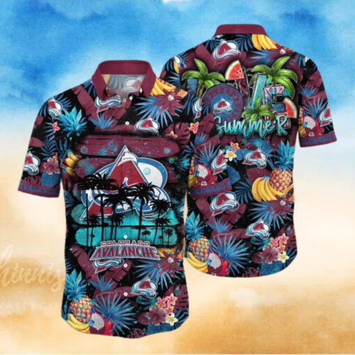 Colorado Avalanche Tropical Summer Hawaiian Shirt