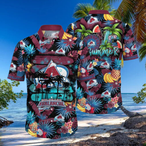 Colorado Avalanche Tropical Summer Hawaiian Shirt