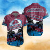 hicago Blackhawks Tiki Adventure Hawaiian Shirt
