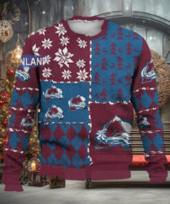 Colorado Avalanche Ugly Sweater Christmas, Ice Hockey NHL
