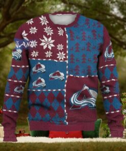 Colorado Avalanche Ugly Sweater Christmas, Ice Hockey NHL