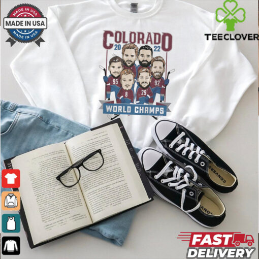 Colorado Avalanche hockey team world champs carituries shirt