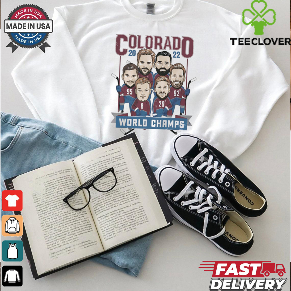 Colorado Avalanche hockey team world champs carituries shirt Colorado Avalanche hockey team world champs carituries shirt