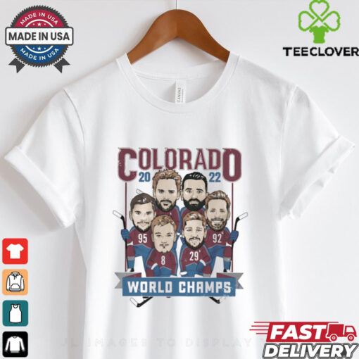 Colorado Avalanche hockey team world champs carituries shirt