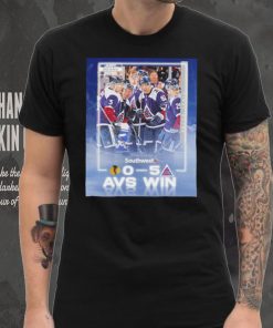 Colorado Avalanche just means more presented by Southwest 0 5 AVS win poster shirt