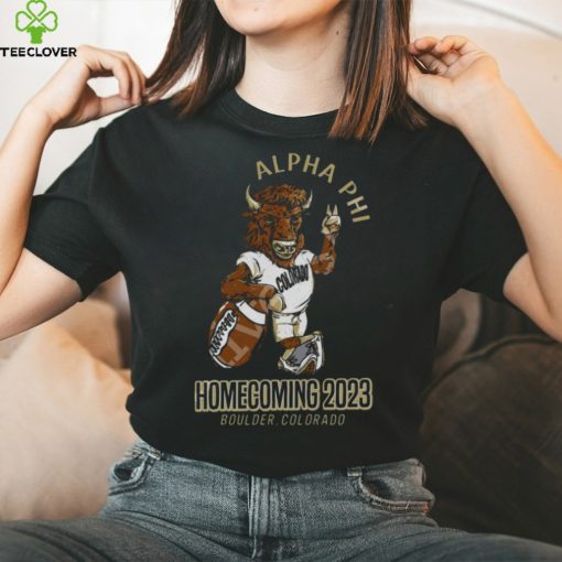 Colorado Buffaloes Alpha Phi Homecoming 2023 Boulder Colorado T Shirt