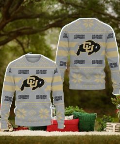 Colorado Buffaloes Custom New Uniforms For Fan Gear Knitted Christmas Sweater All Over Print