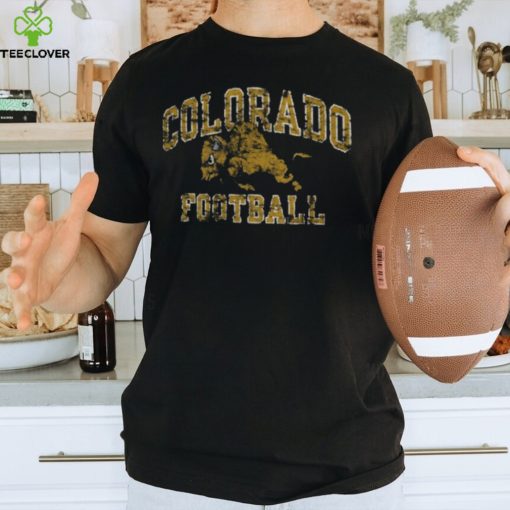 Colorado Buffaloes Football Arch Over Mascot Comfort Colors T Shirts