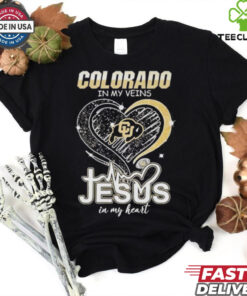 Colorado Buffaloes Football In My Veins Jesus In My Heart Shirt