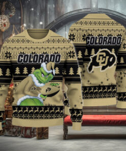 Colorado Buffaloes Grinch Ugly Christmas Sweater