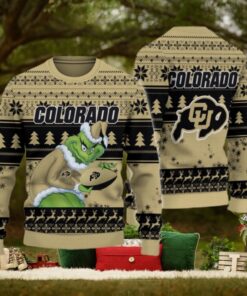 Colorado Buffaloes Grinch Ugly Christmas Sweater