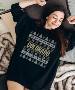 Colorado Buffaloes Holiday Christmas Tree T Shirt