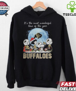 Colorado Buffaloes It The Most Wonderful Time Of The Year Peanut Characters Christmas Shirt