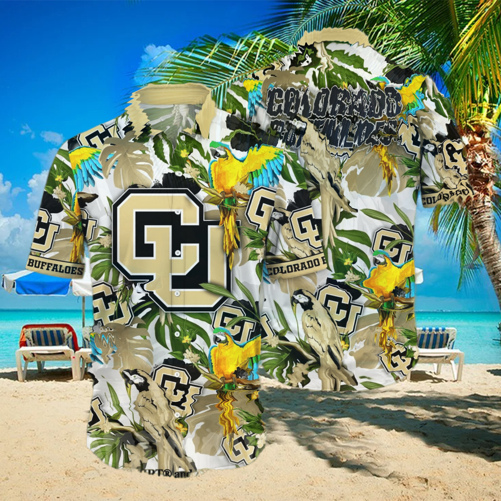 Colorado Buffaloes NCAA Floral Unisex All Over Print Hawaiian Shirt Colorado Buffaloes NCAA Floral Unisex All Over Print Hawaiian Shirt