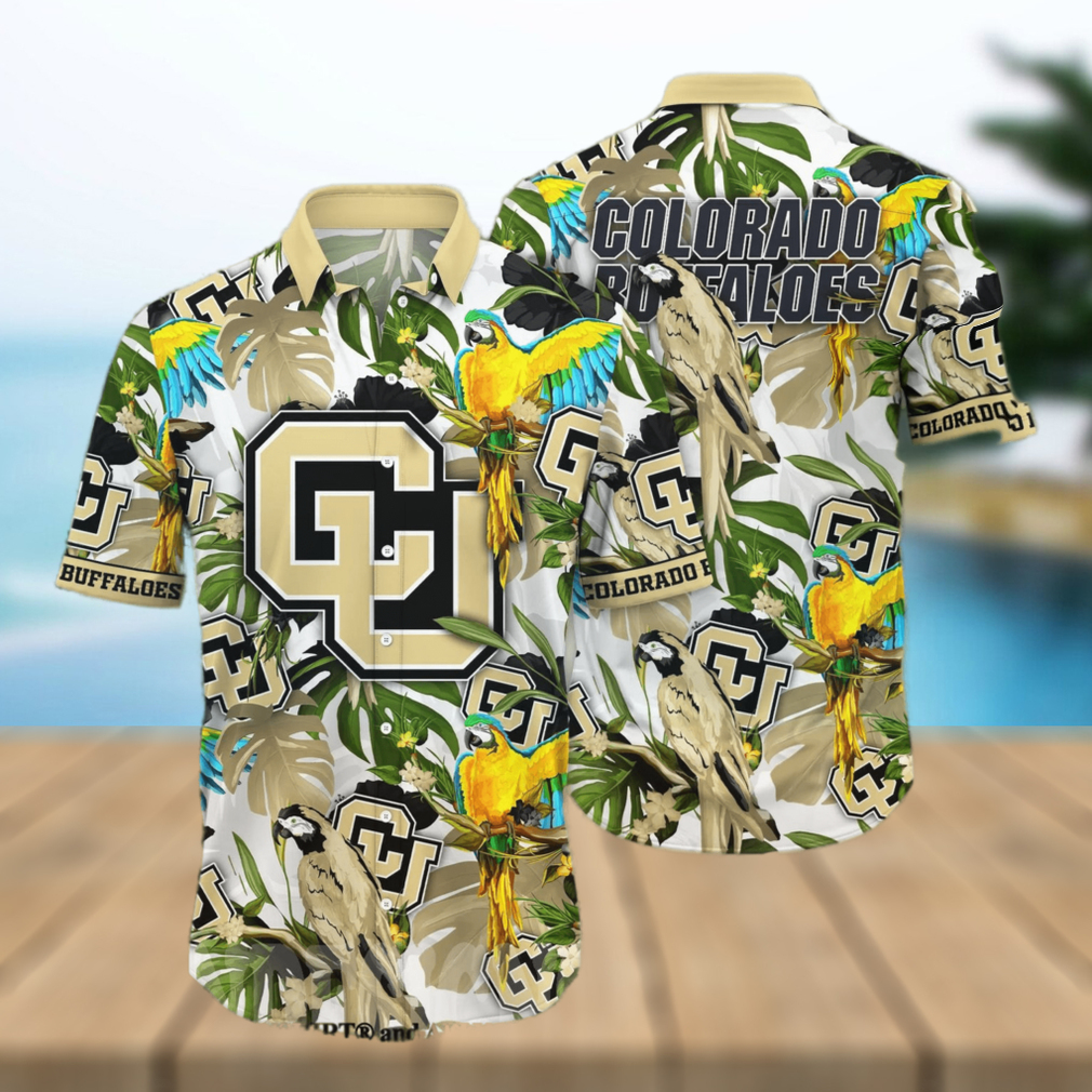 Colorado Buffaloes NCAA Floral Unisex All Over Print Hawaiian Shirt Colorado Buffaloes NCAA Floral Unisex All Over Print Hawaiian Shirt
