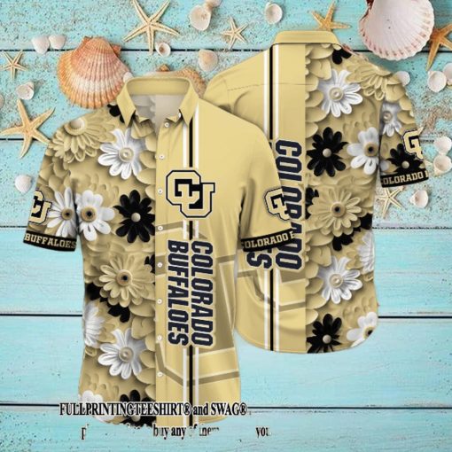 Colorado Buffaloes NCAA Flower New Style Full Print Hawaii Shirt And Tshirt