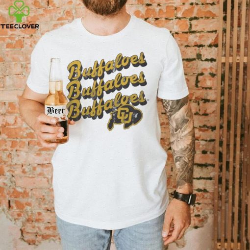 Colorado Buffaloes Original Retro Brand Buffaloes Script Slub T Shirt