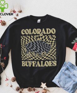Colorado Buffaloes Women's Comfort Colors Checkered Mascot T Shirt
