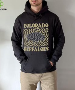 Colorado Buffaloes Women's Comfort Colors Checkered Mascot T Shirt