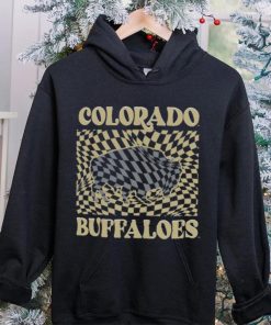 Colorado Buffaloes Women's Comfort Colors Checkered Mascot T Shirt