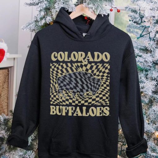Colorado Buffaloes Women’s Comfort Colors Checkered Mascot T Shirt