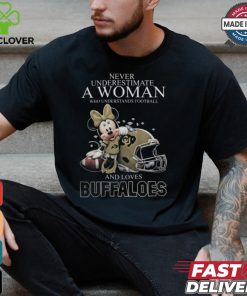 Colorado Buffaloes x Minnie Mouse Never Underestimate A Woman Who Understands Football And Loves Shirt