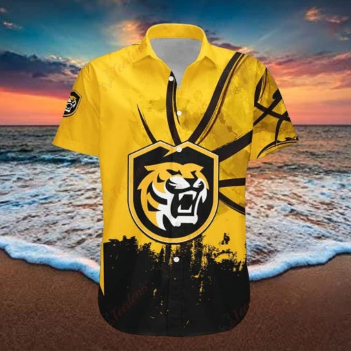 Colorado College Tigers Basketball Net Grunge Hawaiian Shirt, NCAA